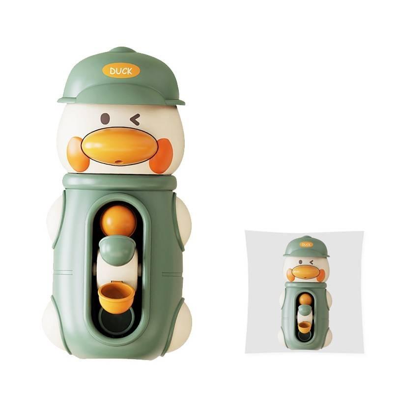 Adorable Plastic Baby Shower Toy Yellow Duck Floating Water Spray Egg Bath Play