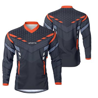 SPORT Speed Surrender Transpirable Secado Rápido Ropa de Motocicleta Todoterreno Hombres Mujeres Camiseta Larga Equipo de Bicicleta de Montaña Camiseta
