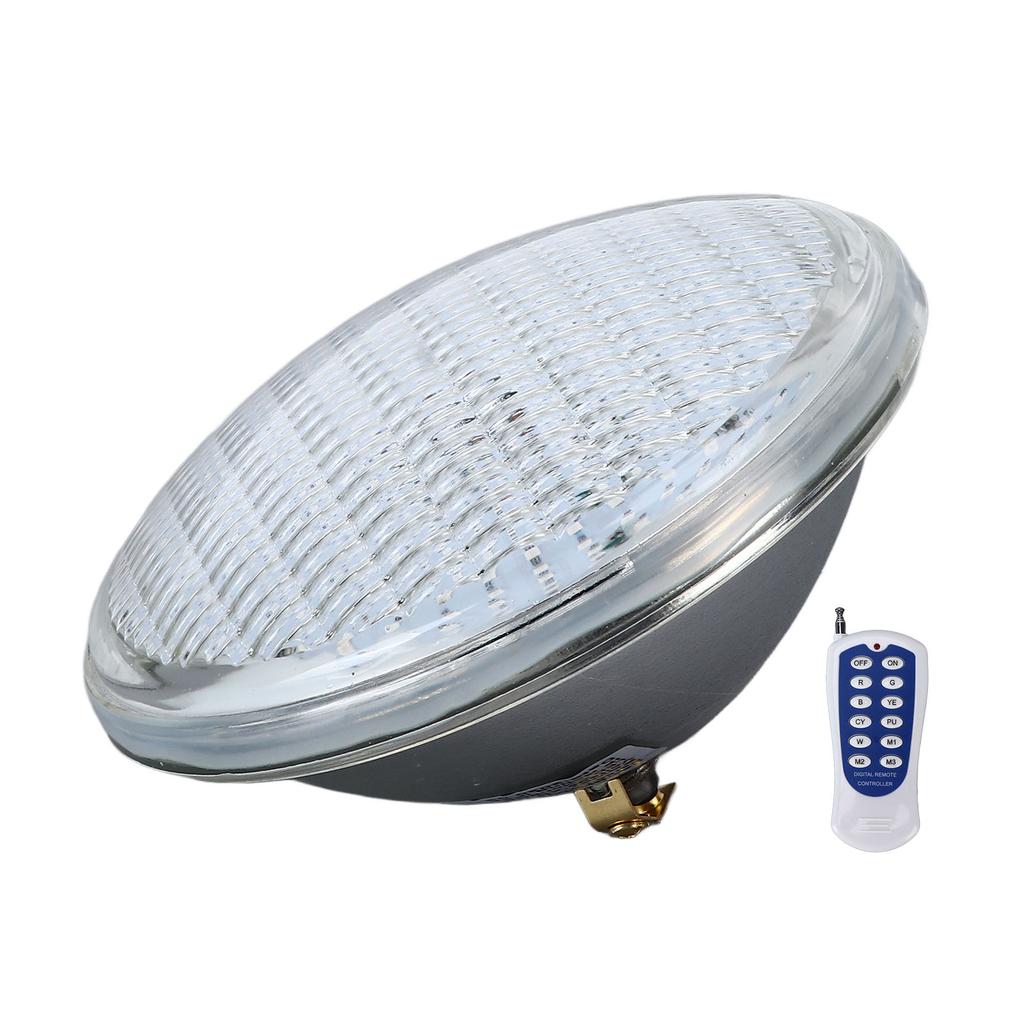 18W LED Swimming Pool Light RGB 12V IP68 Waterproof Underwater Light Remote Control Colorful Pond