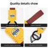 Lanière Durable en Cuir Porte-Clés de Voiture Anneaux Porte-Clés Boucle Porte-Clés Pour Volvo XC90 V90 V60 XC60 V40 S80 S60 S90 C40 XC40 V70 XC70 C30 C70