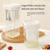 Greek Yogurt Making Set - Ultra Fine Mesh Strainer And Sturdy Flip-Top Rectangular Storage Box, Household Use