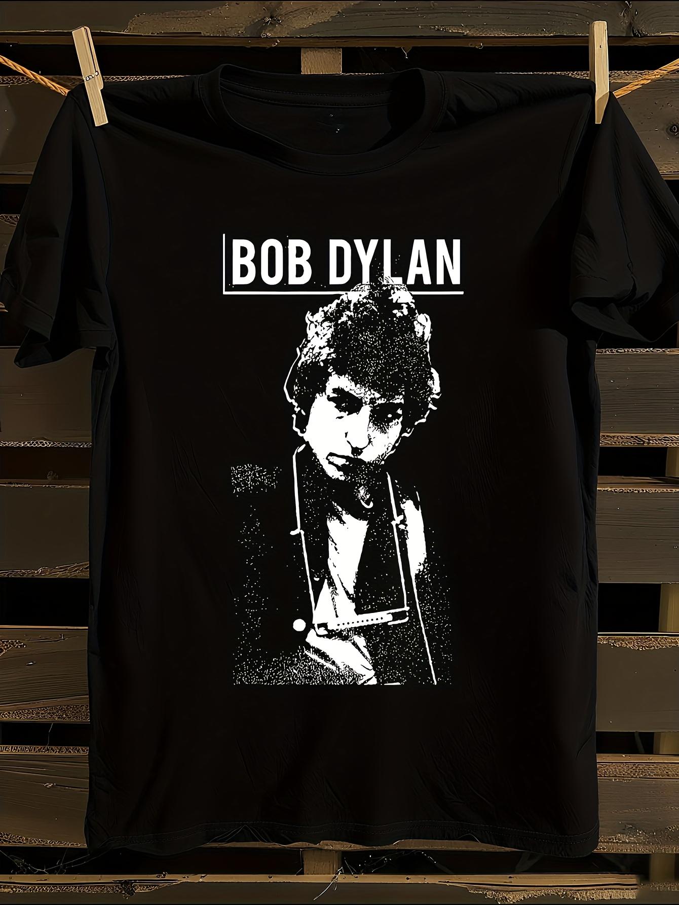 Bob Dylan Iconic Signature Logo Name Print Tshirt XXL