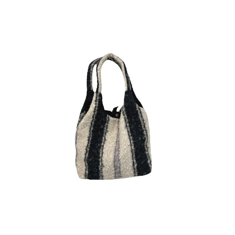 Cozy And Versatile Large Capacity Fluffy Checkered Handbag Perfect For Street Style