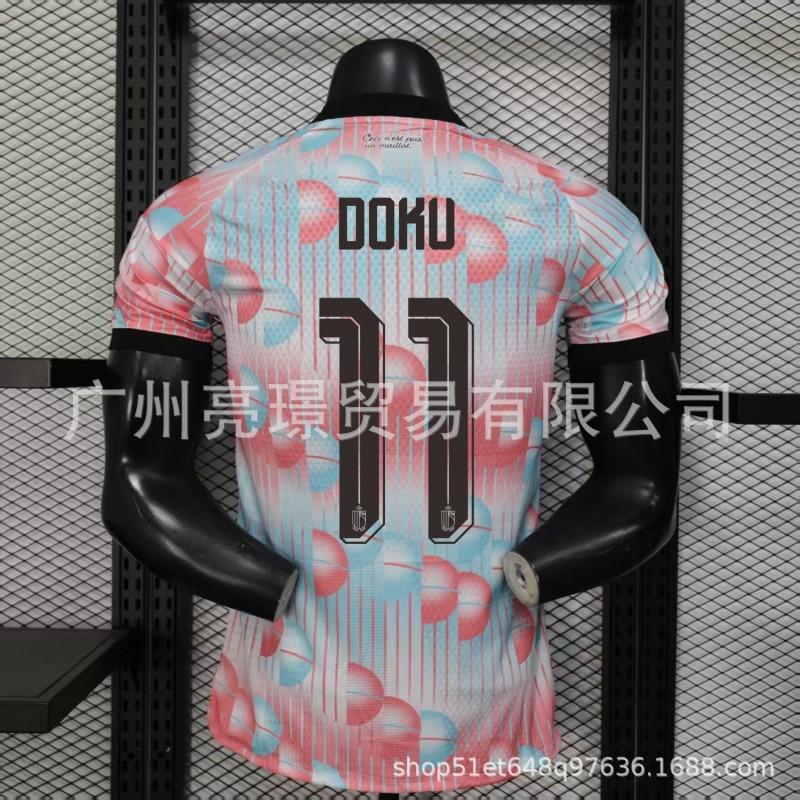 Belgium 2026 World Cup Soccer Jersey Men Women Short Sleeve Football Kit Home Away De Bruyne 7 Player Fan Version