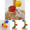 Premium Quality Wooden Colorful Scaling Ladder Fun Play Toy For Pet Rat Hamsters