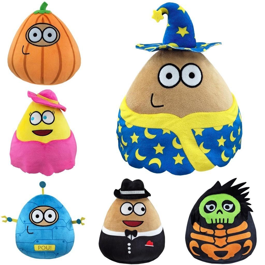 Fofo Meu Animal de Estimação Alienígena Brinquedo de Pelúcia Boneca Pou Personagem de Fruta Recheado Pelúcia Curta Macia