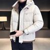 2025 зима новая мужская пуховая куртка модный воротник-стойка красивый и универсальный утиный пух теплая молодежная куртка куртка мужская хлопковая куртка