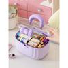 Hair Accessories Storage Box, Portable Makeup Organizer for Hair Clips, Hair Ties, Earrings, Bracelets, Necklaces