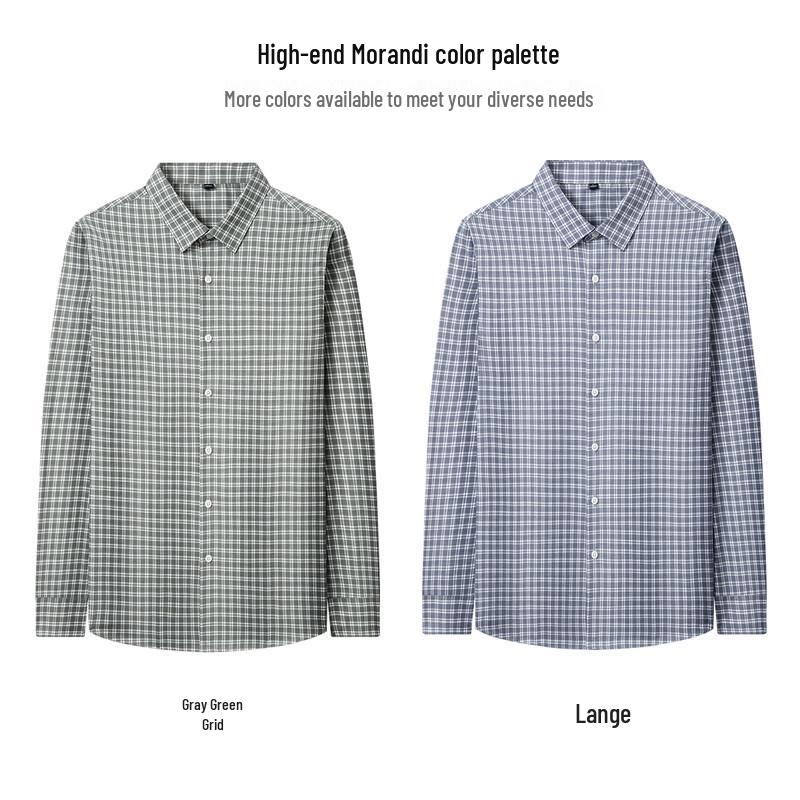 Chemise Casual à Manches Courtes à Carreaux pour Homme Shanshan