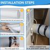 Portable Ac Hose Insulation Sleeve Air Conditioner Hose Cover Wrap For Exhaust Hose Easy Installation Ac Duct Insulation Wrap
