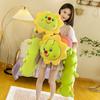 Cartoon Soft Long Strip Sun Flower Caterpillar Plush Stuffed Toy Doll Pillow Home Bed Sofa Decoration Baby Child Girlfriend Gift