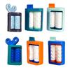 Business Card Embosser Portable Lightweight 3D Printed Embosser Tools DIY Cards Scrapbooking Crafts Mini Dual Rollers Embosser Stamp
