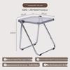 Foldable Transparent Acrylic Coffee Table