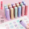Cute Japanese Girl Style Journal Stamps: Creative Student Reward & Encouragement Stamps