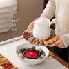 Qunrong Ceramic Tea Set for Stove Brewing
