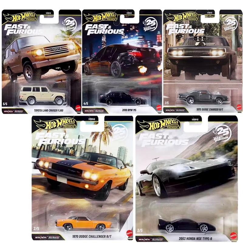AIQ2 Diecast 1:64 Hot Wheels Alloy Fast&Furious Premium Car Honda Toyota Dodge Charger Challenger BMW M5 Models Toys for Boys Voiture