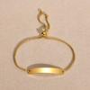 Jewelry, Stainless Steel Bent Adjustable Bracelet 18K Gold Women'S Niche, Jewelry
