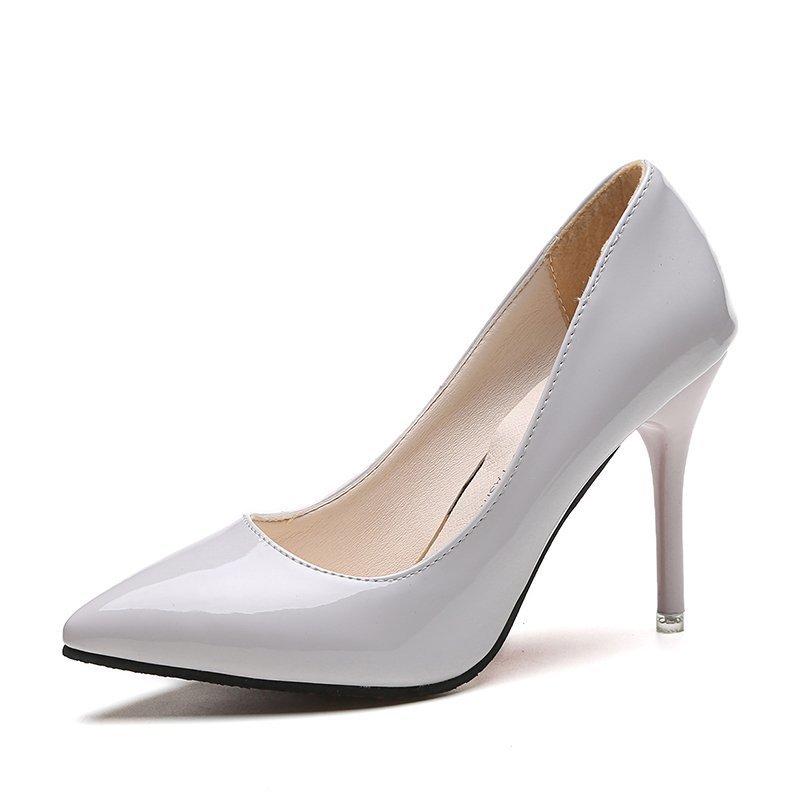 Night Club Super High Heel Single Shoes Spring and Autumn New Fashion Sexy Pointed High Heels Stiletto Women's Shoes Work Shoes Women