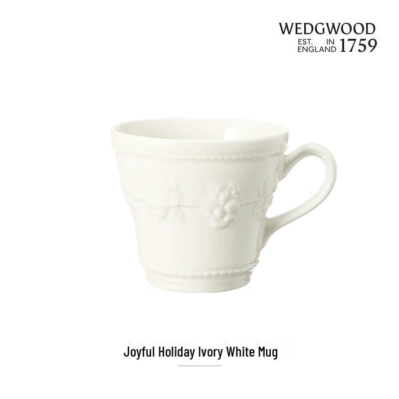 Wedgwood Joyful Holiday Ivory Mug