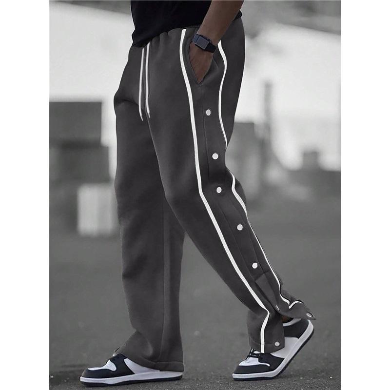Men's Button Casual Pants Urban Retro Men's Comfortable Fashion Fashion Casual Pants With Cuffs