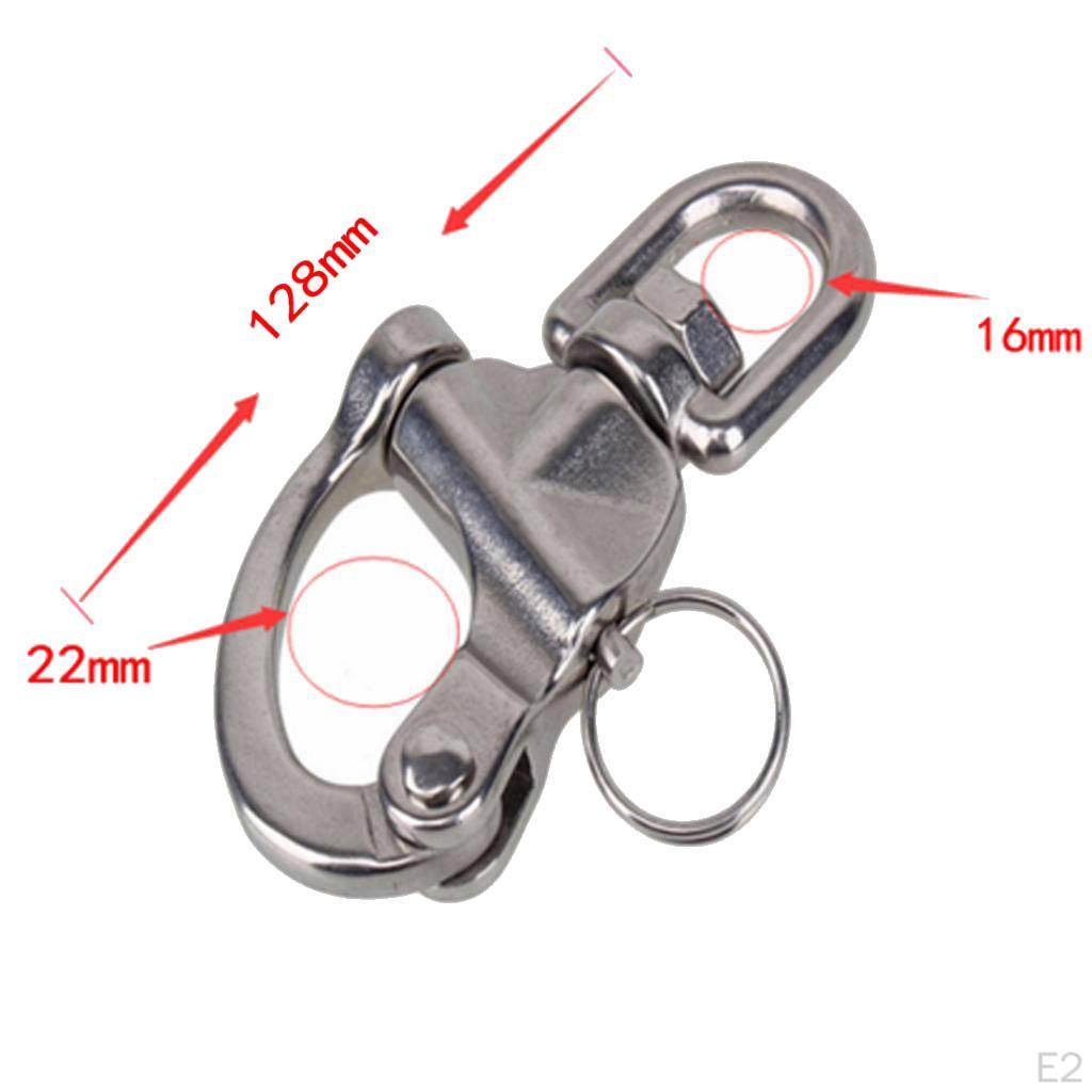 Eye Swivel Snap Hook Shackle Clip Connector For Sailing Boat Yacht