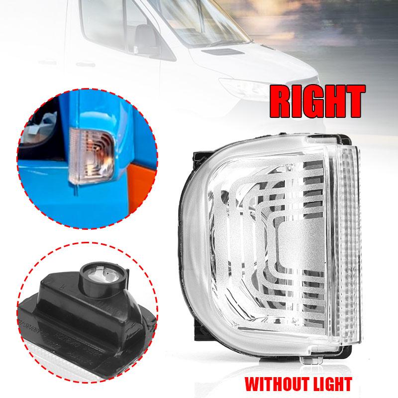 Side Rearview Mirror Light Lamps No Bulb for Mercedes Benz Sprinter 2018      2024 9109064700 A9109064600 1pc Right