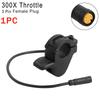 Universal Thumb Throttle 300X Right/Left Hand Throttle for 24V 36V 48V 72V Electric Bicycle Accelerator Electric Scooter Part Throttles 2