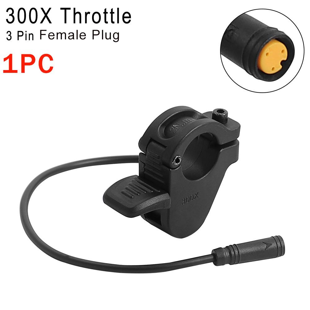 Universal Thumb Throttle 300X Right/Left Hand Throttle for 24V 36V 48V 72V Electric Bicycle Accelerator Electric Scooter Part Throttles 2