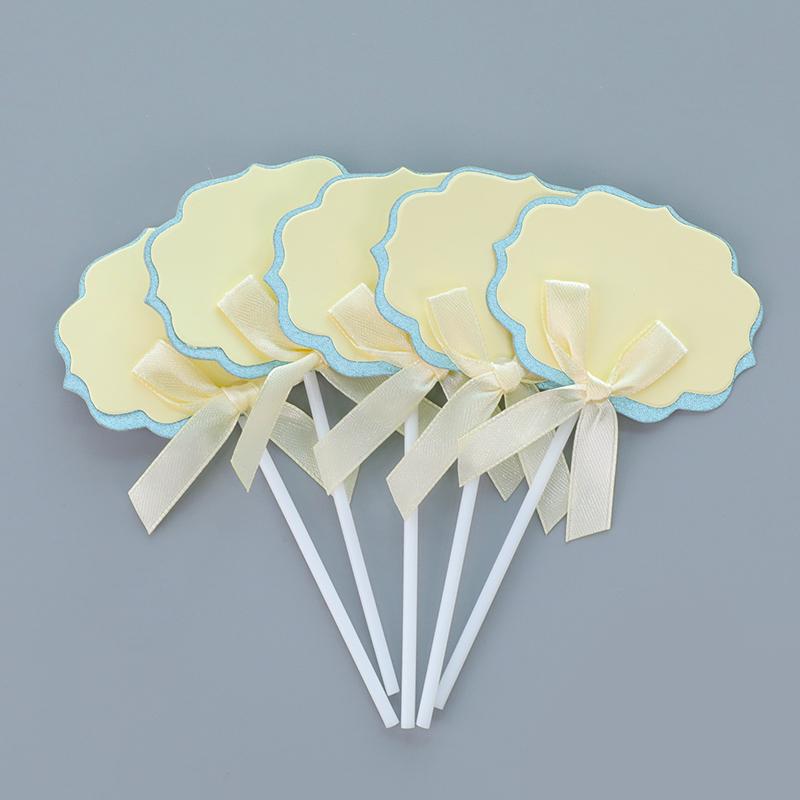 Writable Cloud Topper Greeting Card for Cake Decoration - Birthday & Dessert Table Accessory