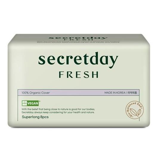 Secret Day Fresh 6 Types (Long Liner/Small/Medium/Large/Super Long/Overnight Wear)