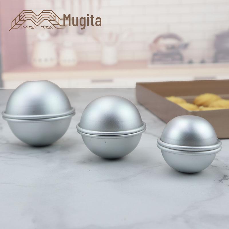 

Полусферическая форма из анодированного алюминиевого сплава для моти, соли для пены для ванны и маленьких пирожных Small: 4.7*2cm