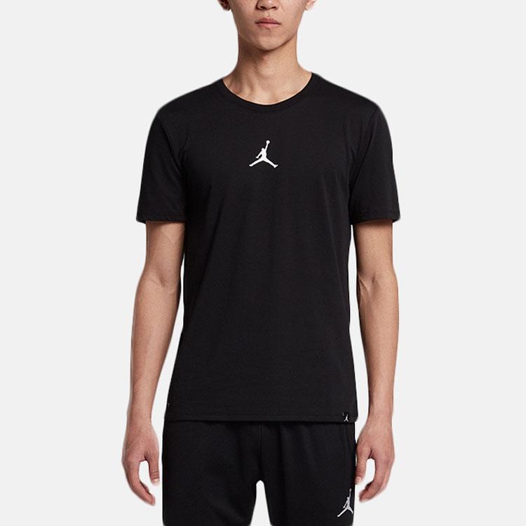 Jordan Iconic Quick-Dry Training Short Sleeve T-Shirt Men Tops Black AR7416-013
