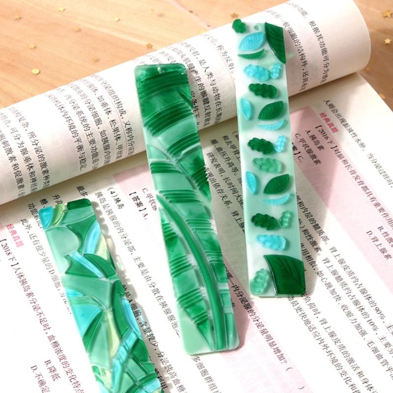 Rectangle Silicone Bookmark Mold DIY Bookmark Mould Making Epoxy Resin Jewelry DIY Craft Silicone Mold 150x35mm