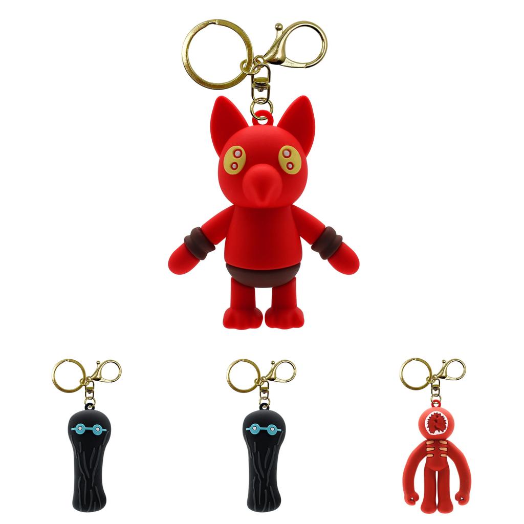 Haoan Doors Roblox Figure Keychain Pendant For Your Bag Or Keys Spooky And Cute Pvc Soft Rubber Material!