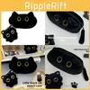 Mignon Trousse à Crayons Peluche Chat Noir Grande Capacité Pour Étudiants et Usage de Bureau