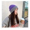 Unisex Herbst Winter Strickmütze Weiche Verdickte Wollmütze Doppelseitiger Ohrenschutz Beanies Mütze Damen Herren