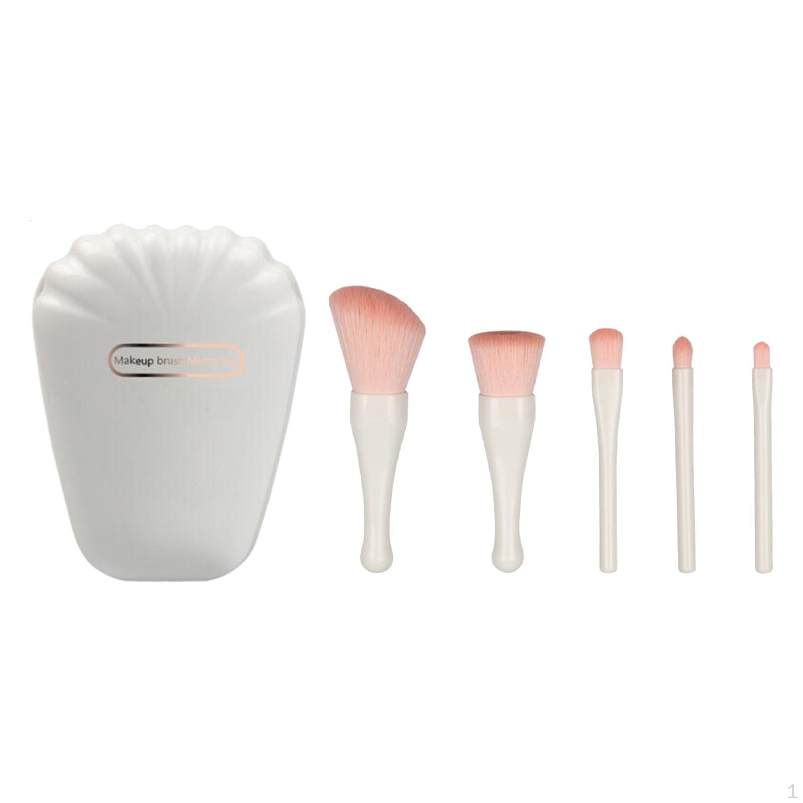 

5 Tool Set Blush Portable Beauty Product Storage Box for Women білий