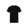 T Shirts Men's Black Crew Neck Moderate Straight Fit DZ2487