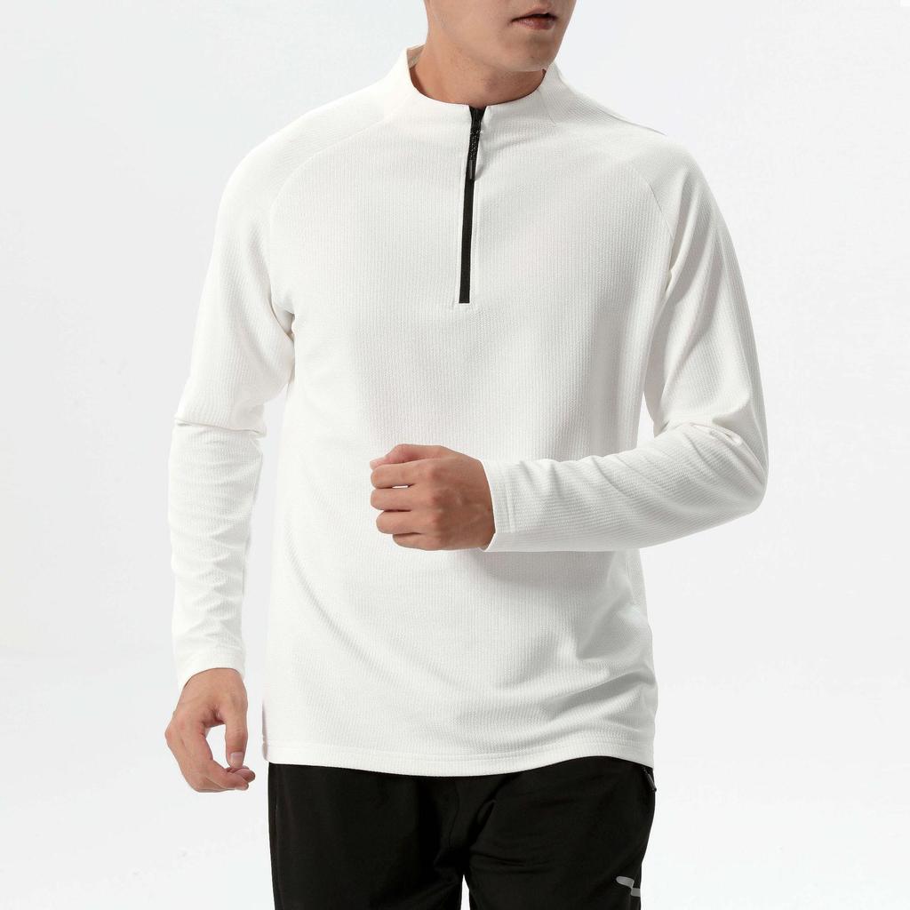 Lulu Men's Lightweight Long Sleeve Breathable Top for Spring/Autumn - Ideal for Running, Hiking, Casual Sports & Outdoor Training
