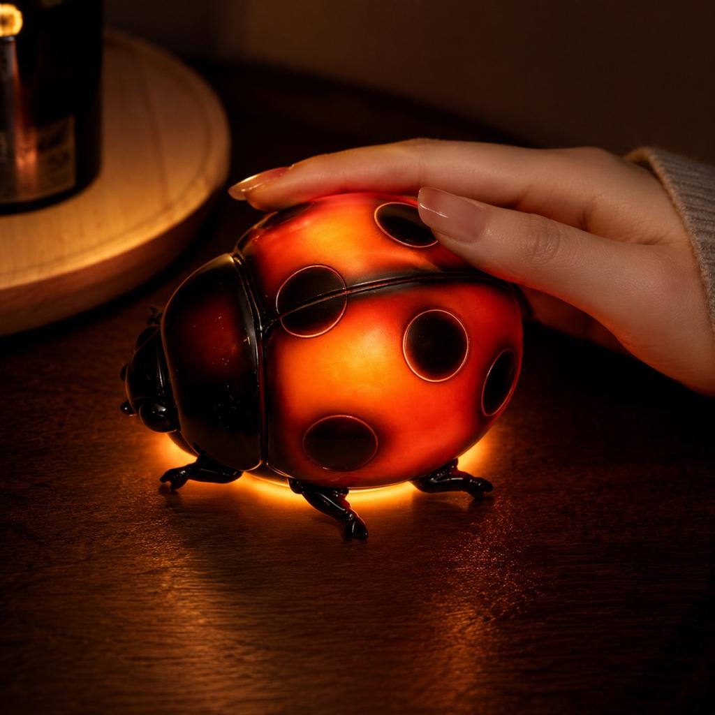 Glowing Night Light, Decorative Lamp for Bedroom, Cute Shaped