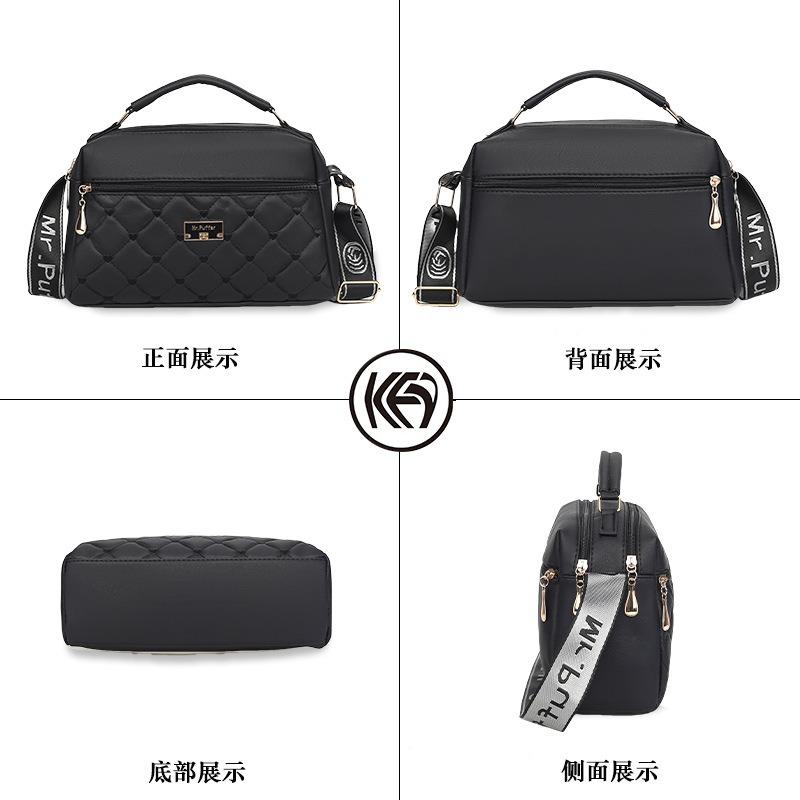 Bag Women's Trend New Rhombus Shoulder Bag Versatile Handbag Women's Oblique Span Bag