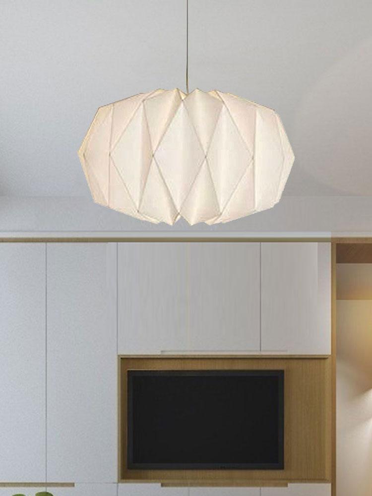Chandelier Lamp Shade Nordic Style Folding Pendant Light Shade Creative Decorative Light Cover for Living Room Decor