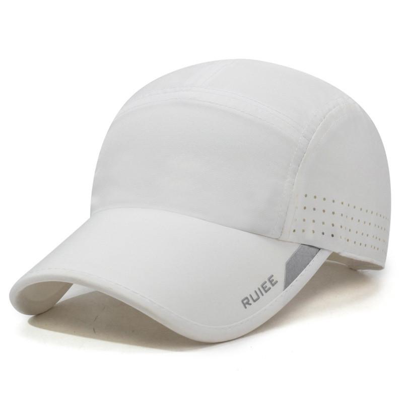 

Polyester Sports Cap With Breathable Sun Protection For Summer Outdoor Activities белый