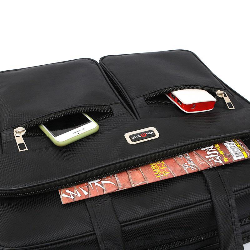 Men's 20" Oversized Waterproof Oxford Messenger Bag - Durable Business & Travel Briefcase