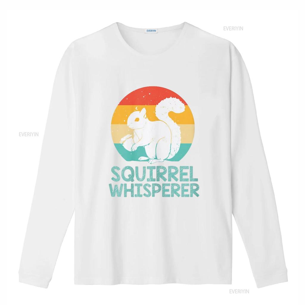 Funny Squirrel Whisperer Lover T Shirt vintage Washed Breathable streetwear homme Stylish Slightly Versatile