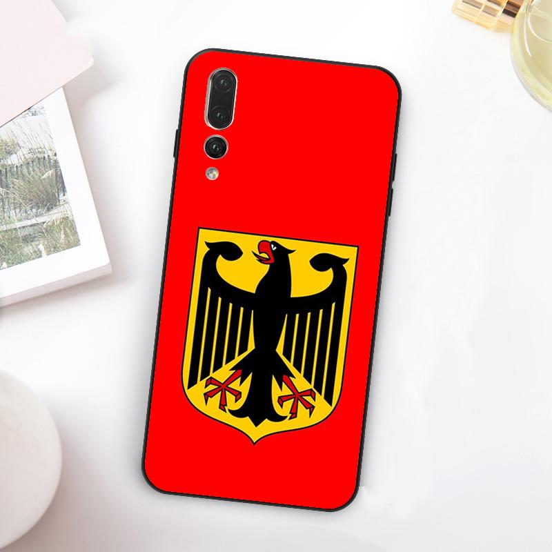 Germany Flag Emblem For Huawei Nova 5T 9 10 SE 7i 8i 11i 12i Y73 Y90 Y70 Y72 Y61 Y91 Y60 P20 P40 P30 Lite Case