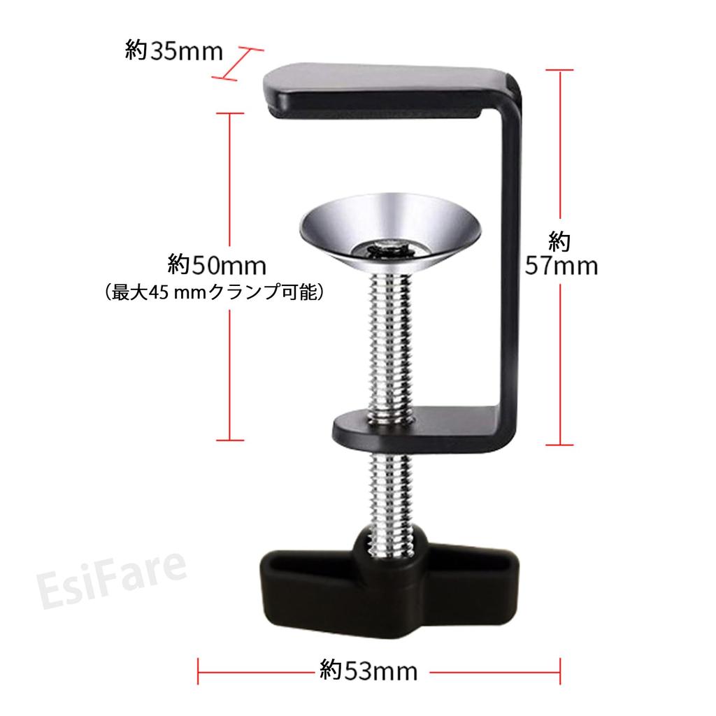 EsiFare Small Clamp of Woodworking Adjustable Small Woodworking Drawer Hanging Maximum Opening Fixing DIY Shelf Fixing Supplies [Set 2] Clamp, Vise,