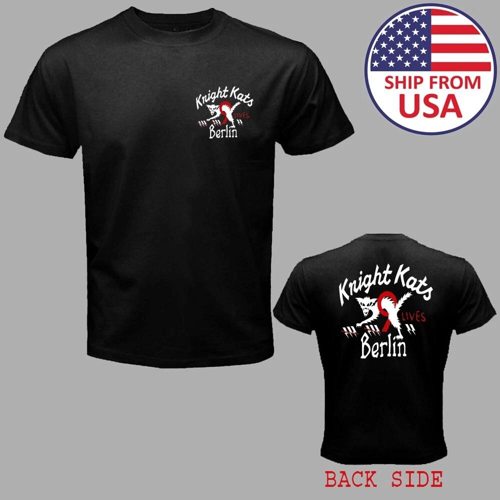 Knight Kats Berlin Motor 9 Lives Men s Black Size S-5XL L