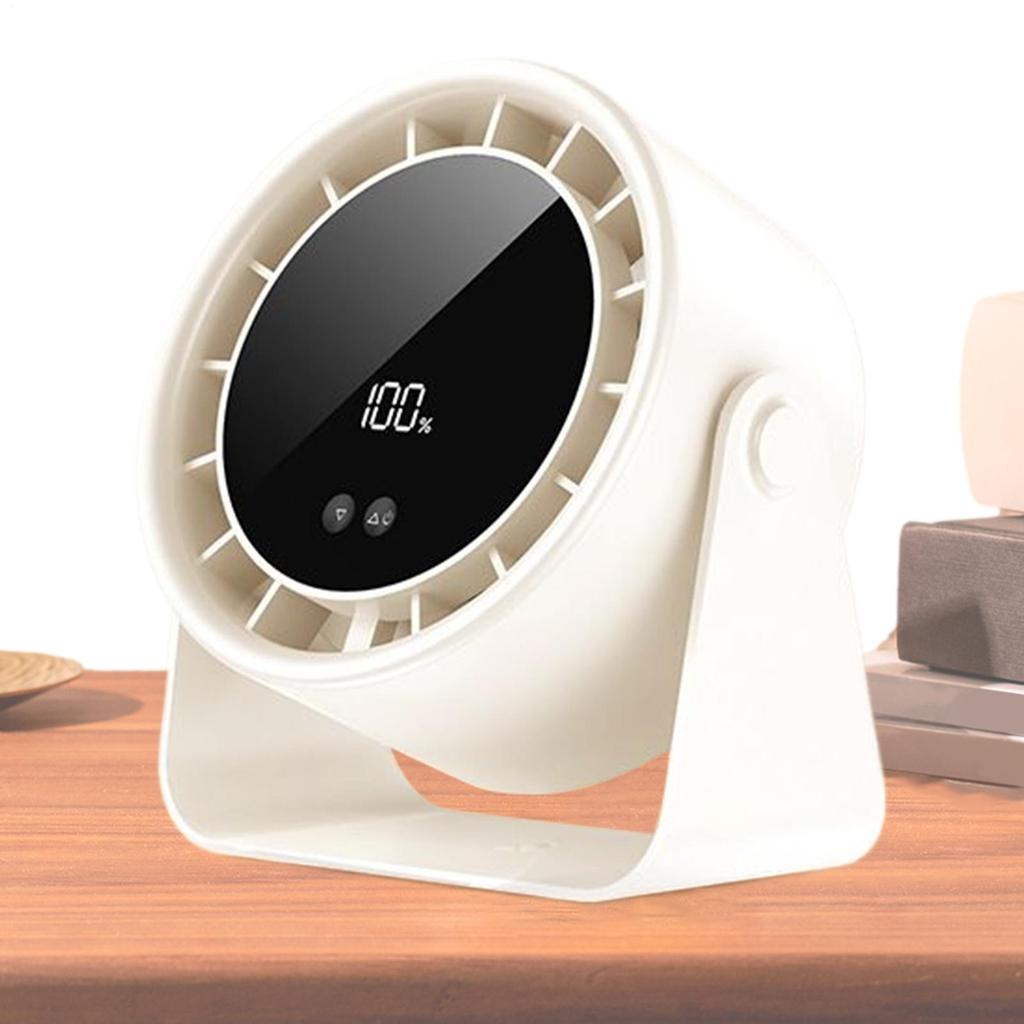 Desktop Fan 100 Speeds Desk Fan With Digital Display Silent Cooling Device For Hand Travel Outdoor Offices Room Camping