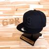 [USED] Rare New Era X Shot Limited Edition Collaboration All Black Layered S Logo Cap (Black)